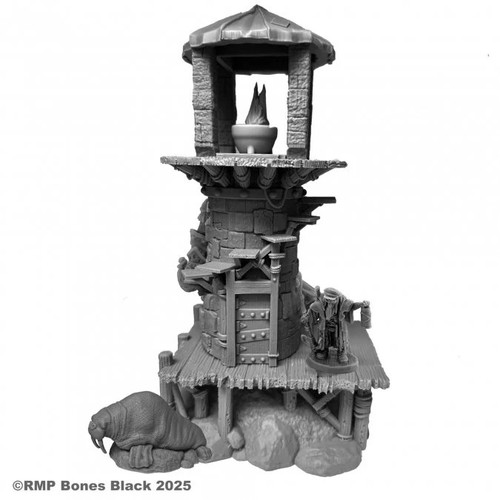 Black tallow lighthouse - black,