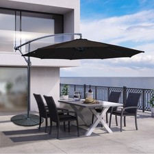2.5M 2.7M 3M 3x2M Garden Parasol Crank Cantilever Outdoor Sun Shade Umbrella