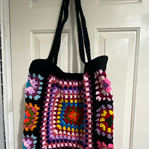 Handmade crochet granny square - crochet,