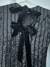 Mint Velvet Black Sequin Dress