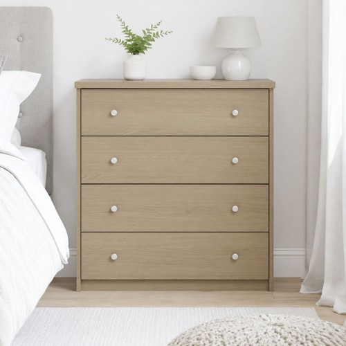 Freya drawer chest single - 4-drawer, chest,