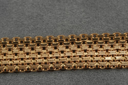 Solid 9ct gold italian mesh - solid,