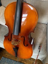 Gear4Music Cello Size 3/4 - includes Gewa case