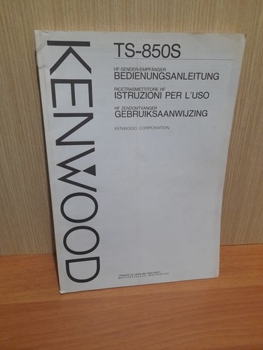Kenwood 850 manual - kenwood, ts