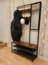 Industrial Coat Rack Rustic