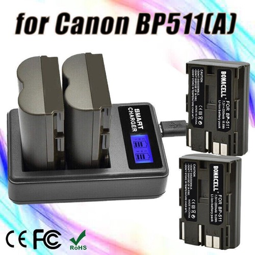 511 battery lcd - 2x, bp-511