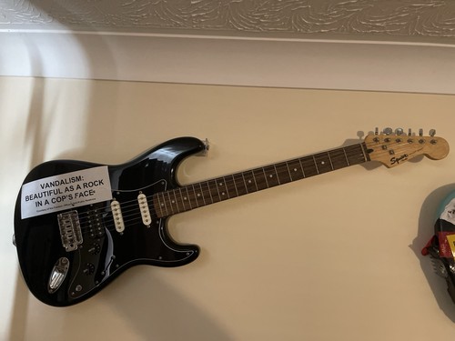 Fender squire kurt - kurt, cobain