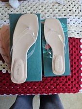 Clear Flip Flops Kitten Heel