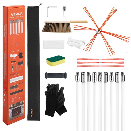 Vevor chimney sweep kit - vevor,