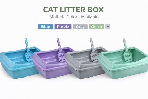 Cat litter tray 49x38x15cm - cat,
