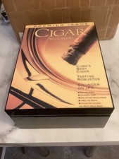 Rare Cigar Aficionado Cigar Humidor With Matching Zippo Lighter