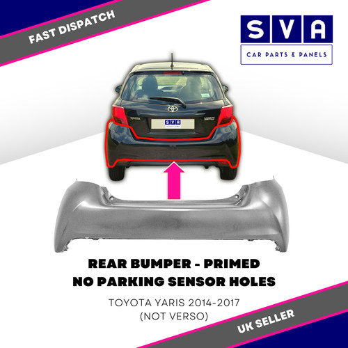 Rear bumper primed - bumper,
