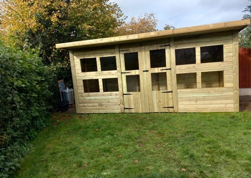 16x8 pent summerhouse made