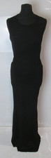 Miss Selfridge Black Long Sleeveless  With Naked Back Dress With Tags Uk Size 12