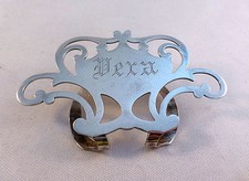 Fancy Large Sterling Napkin