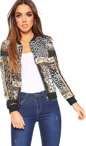Women baroque leopard scarf - baroque,