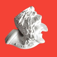 Antique 19th Century Gambier Terracotta Pipe No. 712 Caricature Mathieu Molé