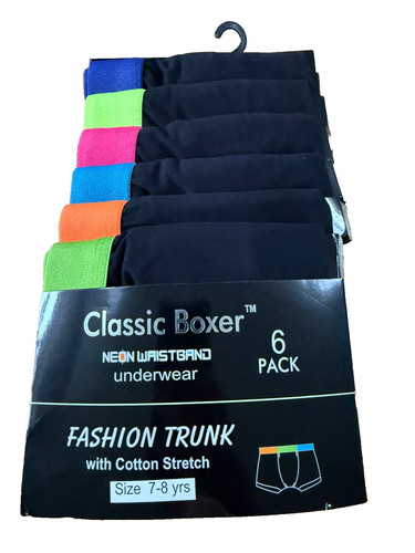 Years boys boxers trunks - 7-8,
