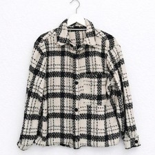 Zara Check Shacket Size M