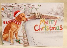 Golden Retriever with Canal