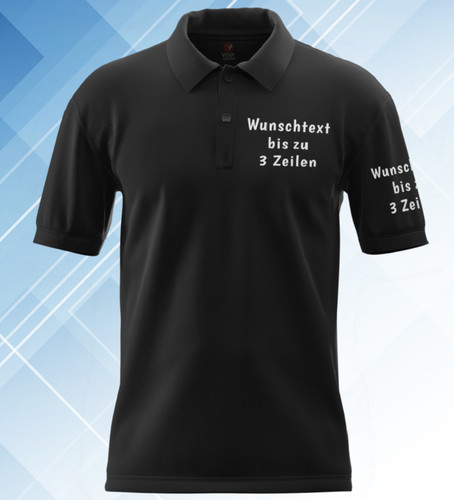Custom text print polo - print,