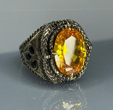 Citrine Sterling Silver Ring