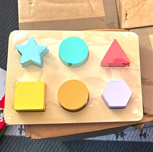 Primark wooden shape sorting - primark,