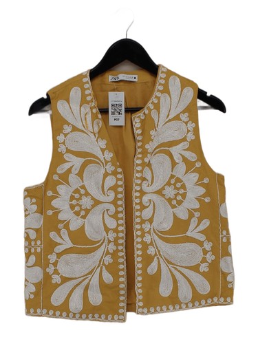 Zara women coat yellow - zara, s
