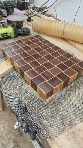 Basket weave end - weave,