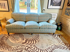 George Smith Short Scroll arm fixed back 3 seater sofa settee rrp £12,800