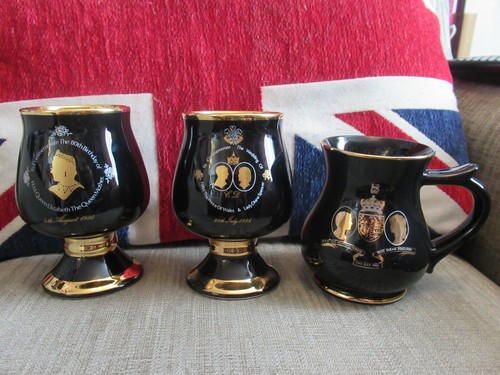 Prinknash pottery items - items, x3