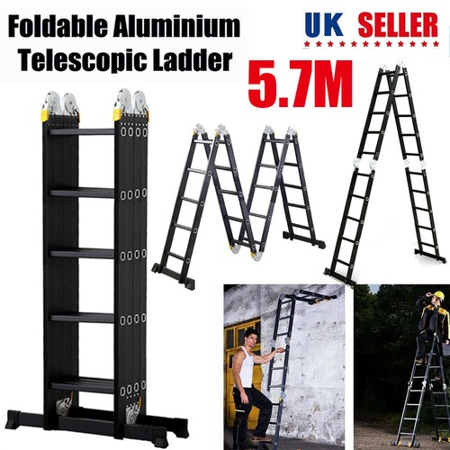 Aluminium telescopic - 5.7m,