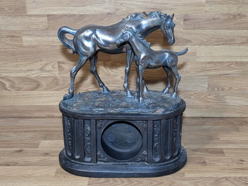Vintage spelter metal - spelter/metal, horse