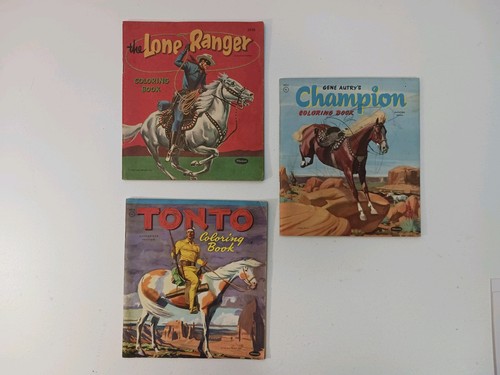 Vintage western coloringbook - vintage,