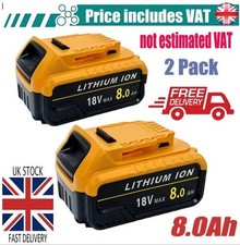 NEW 2pcs For Dewalt 18V 8Ah