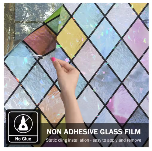 Static cling window film - window,