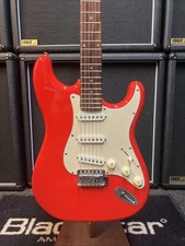 Squier by Fender Stratocaster  Electric Guitar - Red