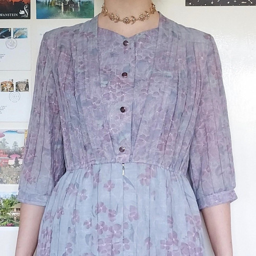 Vintage 1980s pleated skirt - pleated,