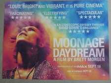 MOONAGE DAYDREAM (2022) ROLLED DAVID BOWIE original UK quad poster 40" x 30" EXC