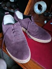 Clarks Originals Womens Burgundy Suede  Wedge Derby Shoes UK  5.5 Eu39  US 8