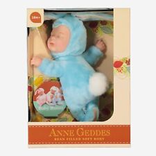 Anne Geddes 579206 Aqua Blue Bunny Baby Doll Soft Body Plush BNIB NEW COLOUR