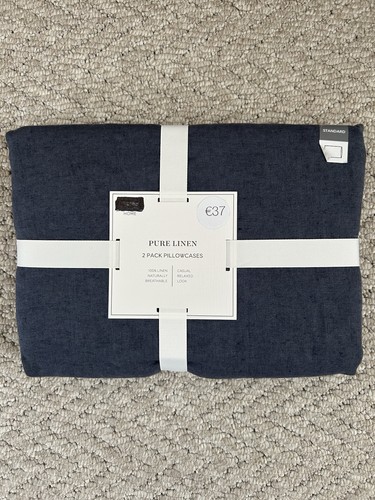 Pure linen 2x pillowcases - m&s,
