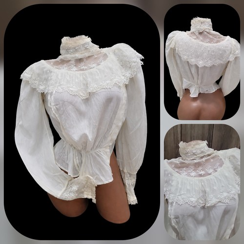 Antique edwardian 1900s white - edwardian,