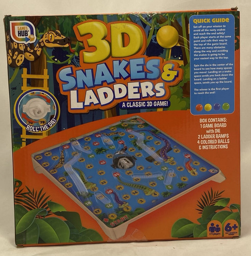 Snakes and ladders game - and,