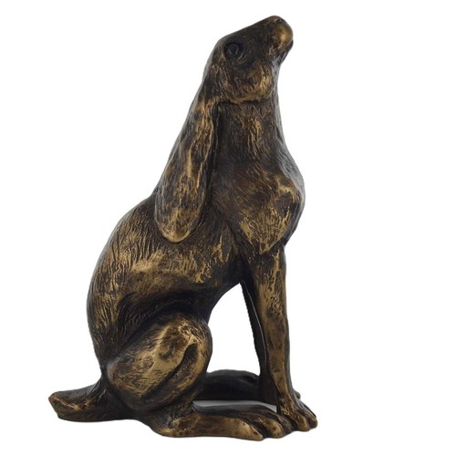 Daisy sitting bronze effect - sitting,