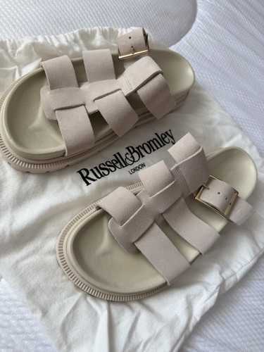 Russell bromley beige suede - bromley,