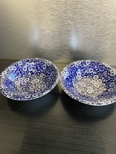 Set Of 2 Burleigh Calico Bowls