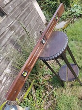 Spirit Level Double Bubble 3 Ft 6" Hard Wood Stock Aluminium Fittings 42" 107cm