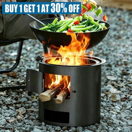 Camping portable wood burning - wood,