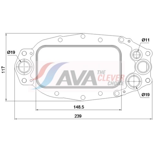 Engine oil cooler - engine,